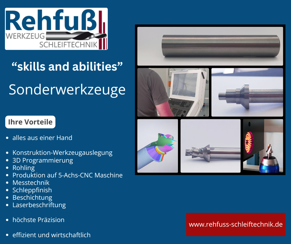 Fräser herstellen, Sonderwerkzeug produzieren